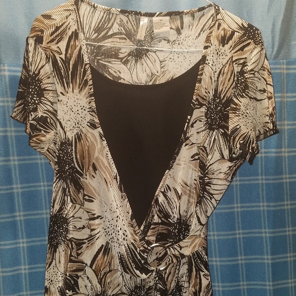 Extra long Nick & Sarah 1X blouse